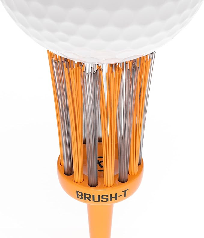 BRUSH T Premium Plastic Golf Tees, Unbreakable Innovative Design, Consistent Height, Perfect Golf Gift for Men and Women. Multiple sizes 2", 2.2", 2.4", 3 1/8" - 4 Pack (3 Wood, Driver, Oversize, XLT)