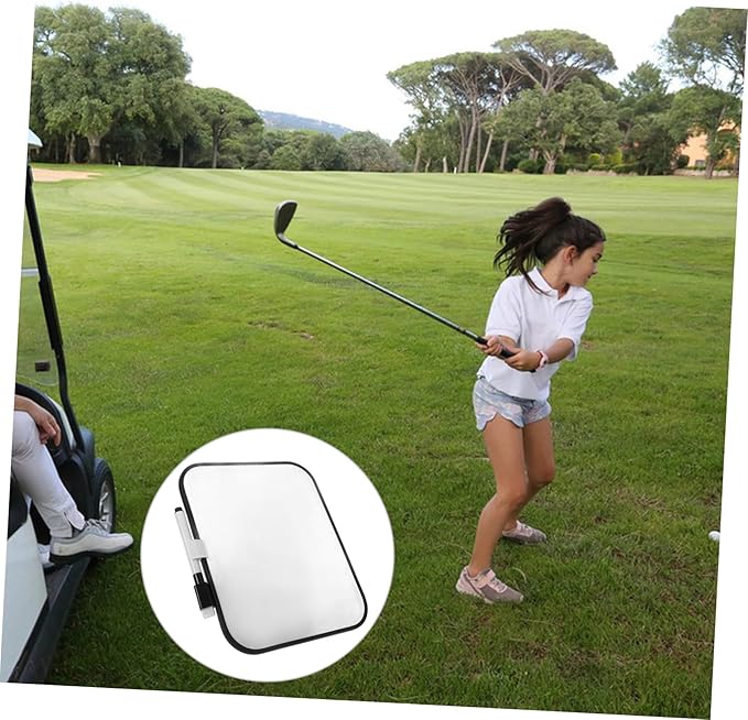 Happyyami 1set Multi-use Golf Score Writing Board Double-Sided Dry Erase Scoreboard for Easy Tracking and Reuse The Course