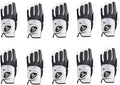 HIRZL Trust Control 2.0 Golf Gloves, All Weather Mens Golf Glove, White/Black, Kangaroo Leather Palm, Cabretta Leather Backhand, Trusted by Pro’s, Sweat Free, Ultimate Grip