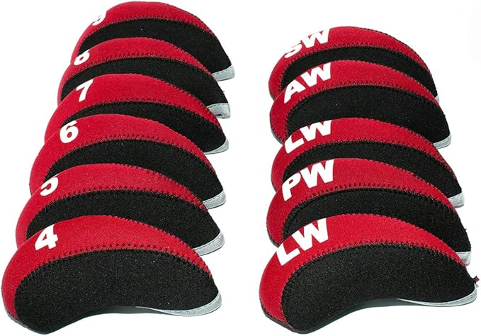 Golf Iron Covers for Golf Clubs Neoprene Golf Iron Cover Set 11pcs/10pcs Golf Iron Headcovers Golf Club Head Covers Fit All Brands