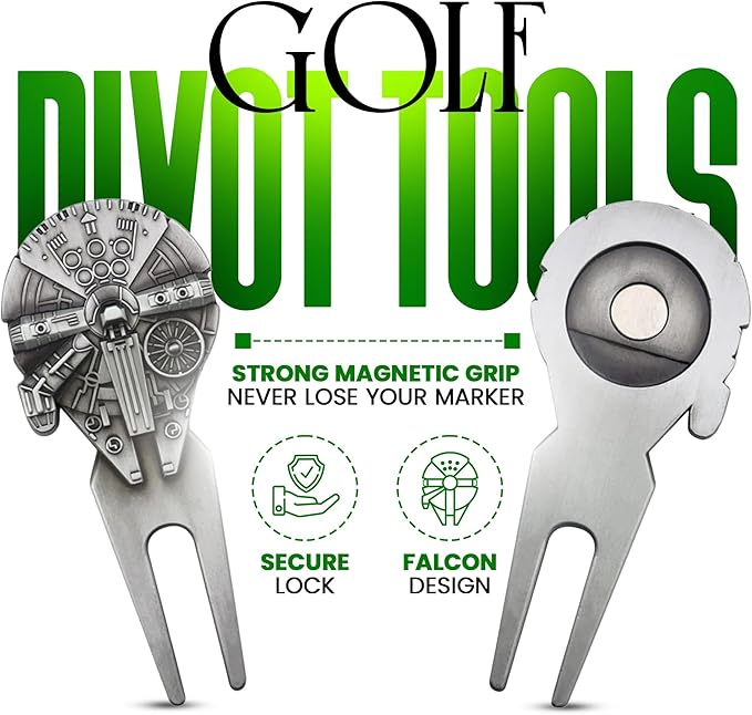 K9King Funny Golf Ball Marker with Magnetic Hat Clip – Unique Durable Enamel Ball Marker – Enhanced Golfing Fun Waterproof Scratch Free Golf Accessories and Gifts for Golfers