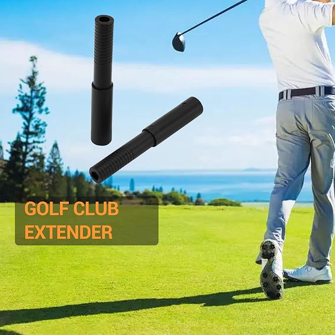 10Pcs Golf Club Shaft Extension Stick Extender for Shafts, Black