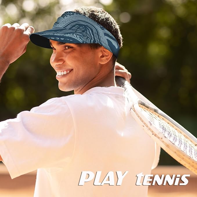 Sun Visor Hat Men Women for Sun Protection Running Fishing Tennis Golf