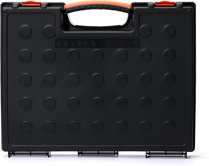 EMENTOL 3PCS Multi-Purpose Portable Organizer Box Set with 72-Removable Compartments, 3 Pieces Professional Boxes with Dimension 16.2"L*13"W*2.3"H