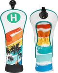 Golf Putter Cover Half Mallet Golf Club Head Covers Protector Magnetic Closure for Scotty Cameron Taylormade Odyssey Club Headcover Coco