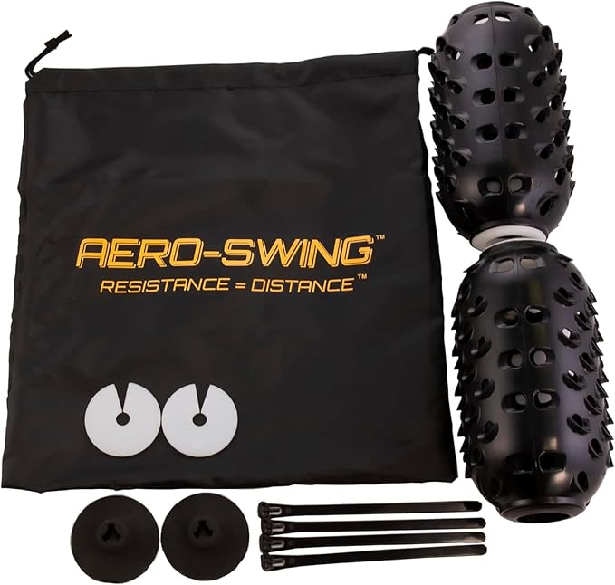 Air Resistance Pineapple Kit, Golf Training Aid, Improves Swing Speed and Accuracy, Add Pineapples to Your Existing Golf Club, Golf Training Equipment.