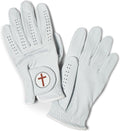 Palmetto Golf & Belts, Brown Cross, AAA Cabretta Leather Golf Glove