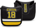 Golf Headcovers Happy Gilmore Golf Club Head Covers Advanced Embroidery Premium Leather Driver Headcover Fairway Wood Covers Hybrid Head Covers, Golf Mallet Blade Putter Cover