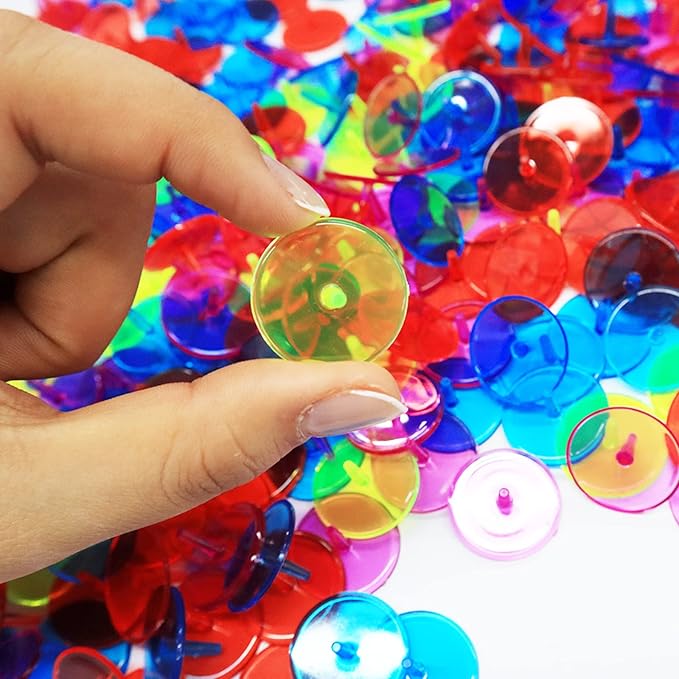 Golf Ball Markers Bulk 50/100/150 Pcs Position Marker Multicolor Transparent Plastic 25mm Flat Round Golf Mark Accessories