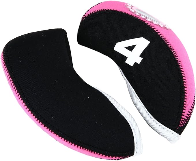 Sword &Shield sports 10pcs/Set Golf Iron Club Head Covers with Numbers Neoprene Top Window Iron Covers