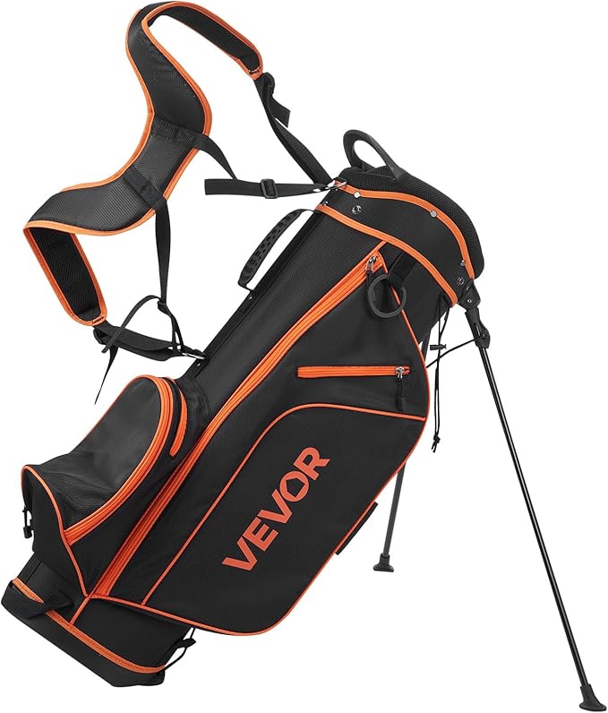 VEVOR Golf Club Set, 12 Pieces Golf Club Complete Set Right Handed with 460CC #1 Driver, #3 & 5 Fairway Wood, #4 Hybrid, #5/#6/#7/#8/#9/#PW/#SW Irons, L-Shaped Putter, Golf Stand Bag