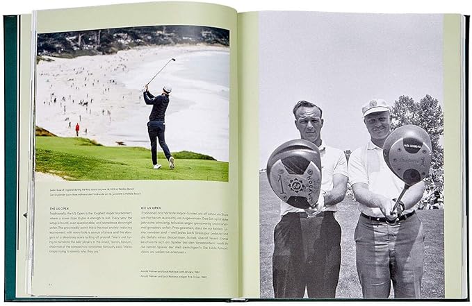 Golf: The Ultimate Book - Graphic Image Leather Bound Book Green - Fine Collectible Edition - Made in USA