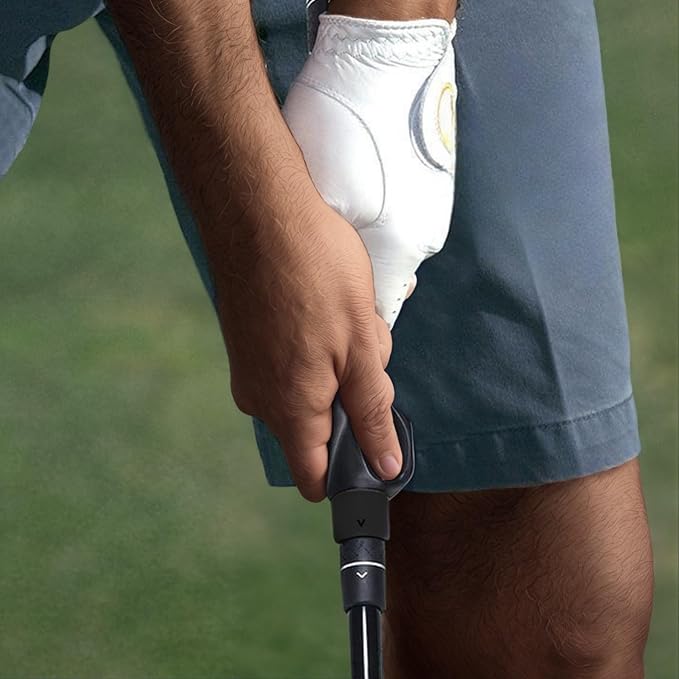 Golf Grip Trainer with Swing Correction Strap, 2-in-1 Training Aid for Arms Synchronization & Muscle Memory, Golf Practice Tool for Posture and Grip Alignment for Men & Women