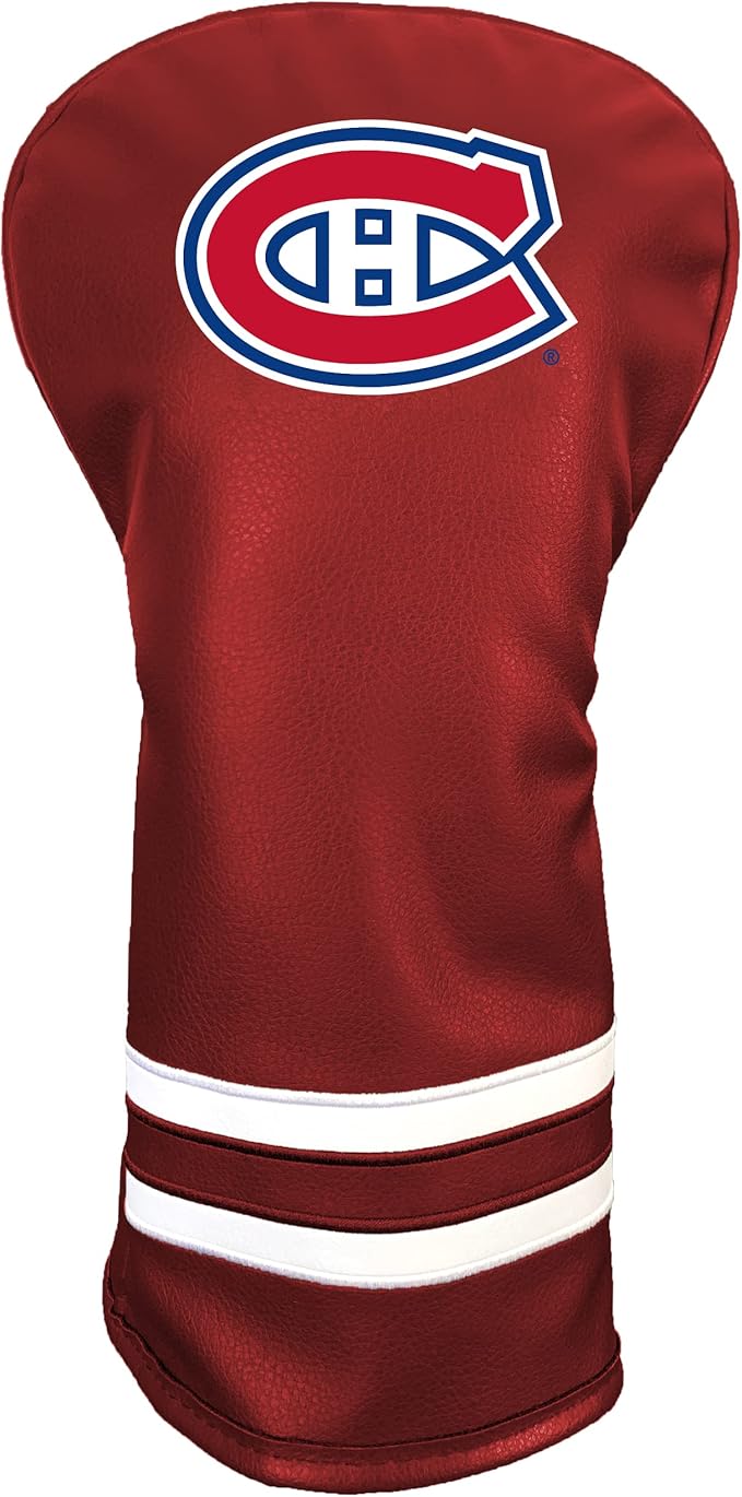 Team Golf NHL Vintage Driver Golf Club Headcover (Printed), Form Fitting Design, Retro Design with Fleece Lining for Extra Club Protection