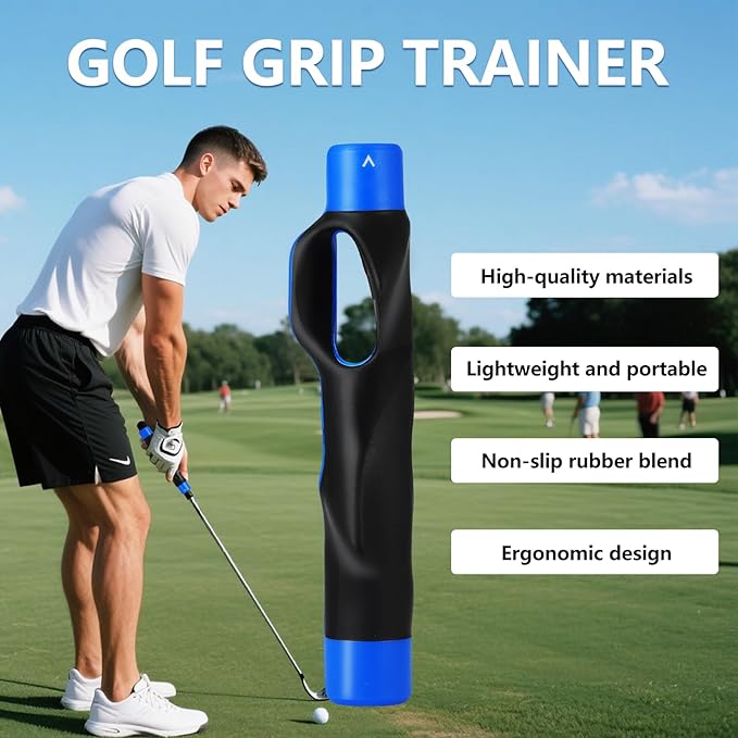 Golf Grip Trainer, Golf Club Grips, Golf Training Aid, Grip Trainer Golf to Help Train Correct Hand Position