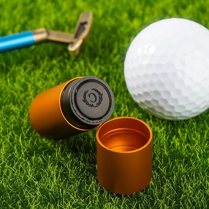 STAMTECH Custom Golf Ball Stamp - Personalized Golf Ball Stamp Markers with Monogram to Indentify Golf Balls, Add a Personal Touch to Your Golf Game(Red)