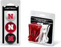 Team Golf NCAA Logo Imprinted Golf Balls (3 Count) & 2-3/4" Regulation Golf Tees (50 Count), Multi Colored
