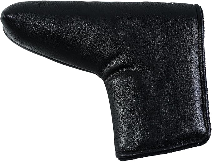 Golf Club Covers – Leather Driver Headcover, Fairway Wood, 3 Wood, Hybrid, Fits Mallet Blade Putter Head Covers Alignment Stick Cover