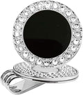 Golf Ball Marker Hat Clip with Pearl Crystal Ball Marker, Golf Accessories, Golf Gifts, Golf Ball Markers for Women