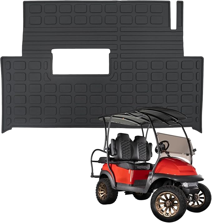 Floor Mats Compatible with 2004-2025 Precedent/2017-2025 Onward & Tempo/2019-2025 Villager & V4L TPE All Weather Guard Protector for Golf Cart Accessories