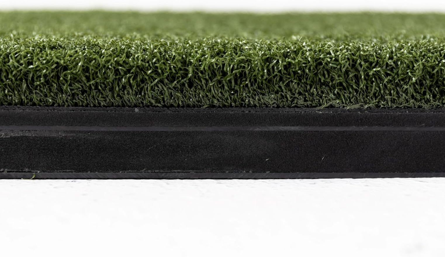 Beaver Tail Golf Simulator Mat with The Most Realistic Hitting Strip Insert for Joint Injury Prevention