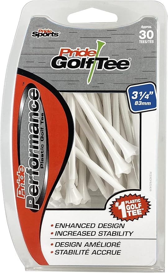 Pride Performance 3-1/4" Golf Tee, 30 Count