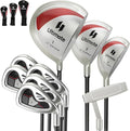 ULTIMATE Women's Complete Golf Club Set, 9/11pcs Right Handed Ladies Golf Clubs Set w/ 460cc Alloy Driver, #3 Fairway Wood, Hybrid, #6/#7/#8/#9/#P Irons & Putter