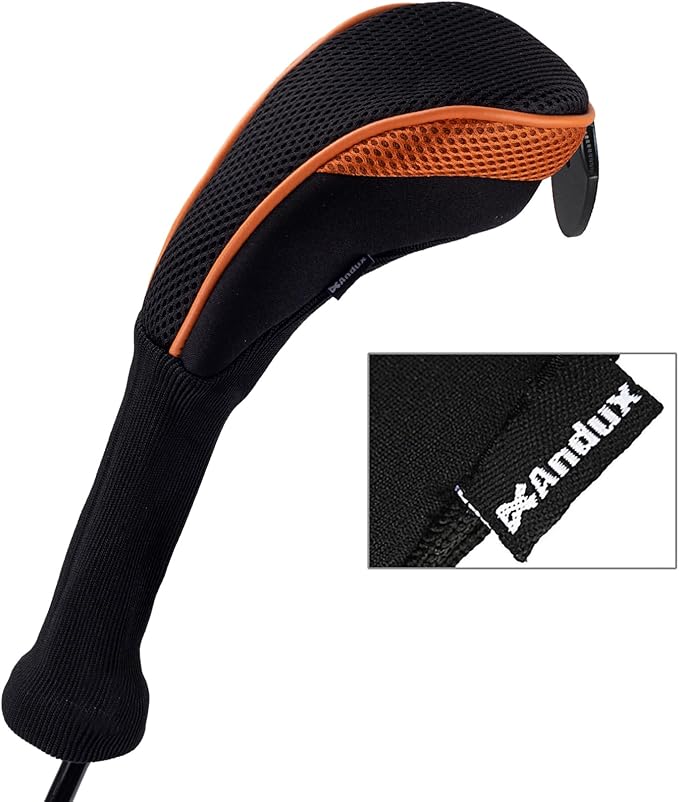 Andux 4 Pack Long Neck Golf Hybrid Club Head Covers Dial No. Tag CTMT-01