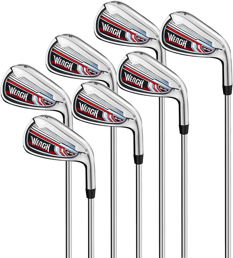 Golf Iron Set 7pcs (4 5 6 7 8 9 PW)– High Performance Golf Irons for Men Right Handed