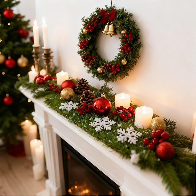 GLOBREEN Artificial Grass Table Runner 72 Inches Green Christmas Mantle Decor Table Centerpiece Football Golf Party Decorations Faux Turf for Wedding Birthday Dining Baby Shower