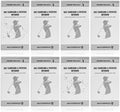 FINGER TEN Golf Scorecard Book Stats Statistics Log Notebook Waterproof Paper Value 1/2/4/8 Pack, Fit Golf Score Card Holder Cover