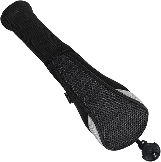 Andux 4pcs/Pack Long Neck Golf Hybrid Club Head Covers Dial No. Tag CTMT-02