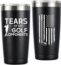 Golf Gifts for Men Dad, Grandpa, Uncle, Him. Husband - Valentines Day Golf Lover Unique Coffee Cup - Fathers Day Gift- 20oz Stainless Steel Double Wall Insulated Golfer Tumbler