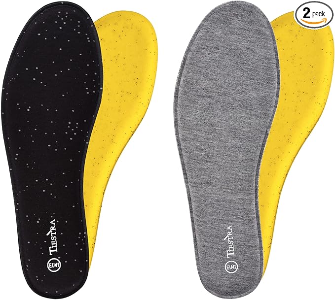 2 Pair -Shoe Inserts for Womens Memory Foam Insoles,Replacement Insoles for Work Boots Running Shoes, Cushion Shock Absorbing for Foot Pain Relief, Comfort Breathable Inner Soles 41EU,US10