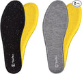 2 Pair -Shoe Inserts for Mens Memory Foam Insoles,Replacement Insoles for Work Boots Running Shoes, Cushion Shock Absorbing for Foot Pain Relief, Comfort Breathable Inner Soles 43EU,US10