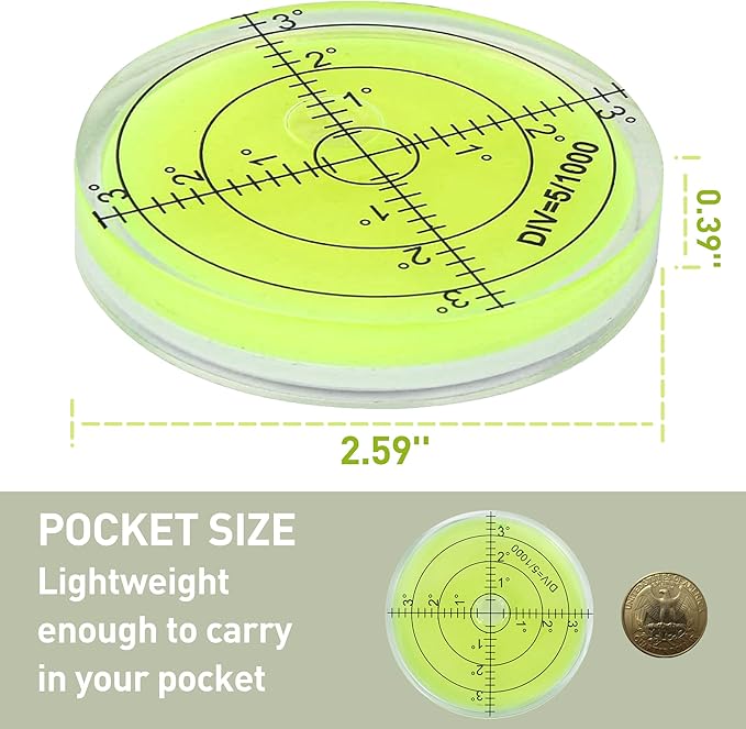 Golf Green Reader Pro Putt Golf Ball Marker Round Bubble Level High Precision Golf Putting Aid Putting Green