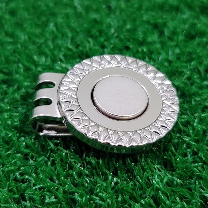 scorpy Golf Level Ball Marker with Metal Bead and Hat Clip, High Precision Putting Green Reading Aid Golf Accessories, Precision Alignment Tool for Perfect Putts