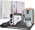 Bushnell Golf Tour V6 Shift Laser Rangefinder with Vice Balls | Slope Compensation, PinSeeker, Magnetic Mount, 1300 YD Range, 6X Magnification | Signature Series Golf Towel