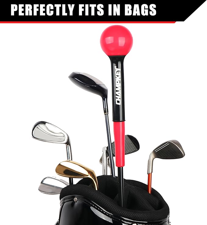 CHAMPKEY Golf Swing Trainer - Tempo & Flexibility Training Aids Warm-Up Stick Ideal for Golf Indoor & Outdoor Practice
