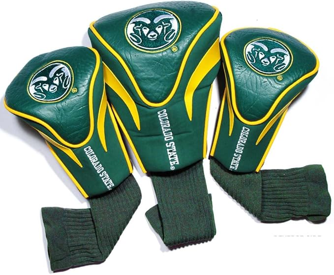 Team Golf NCAA Numbered 1, 3, & X, Fits Oversized Drivers, Utility, Rescue & Fairway Clubs, Velour Lined for Extra Club Protection