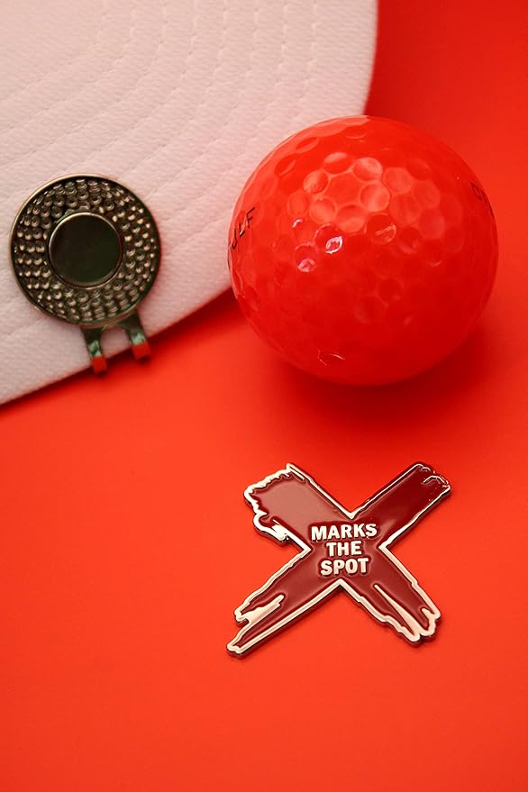 Funny Golf Ball Marker + Premium Magnetic Hat Clip | Unique Gift for Men & Women Golfers | Hilarious Golf Accessory for Any Golfer | NEW Designs!