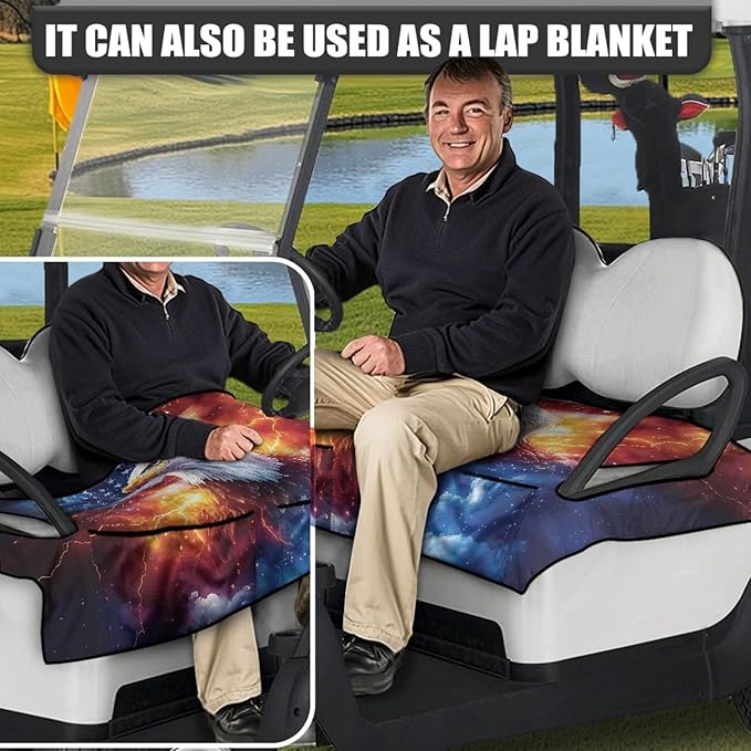 Golf Cart Seat Covers Universal Golf Cart Seat Cover Blanket Cushion Cover Sports Golf Cart Accessories