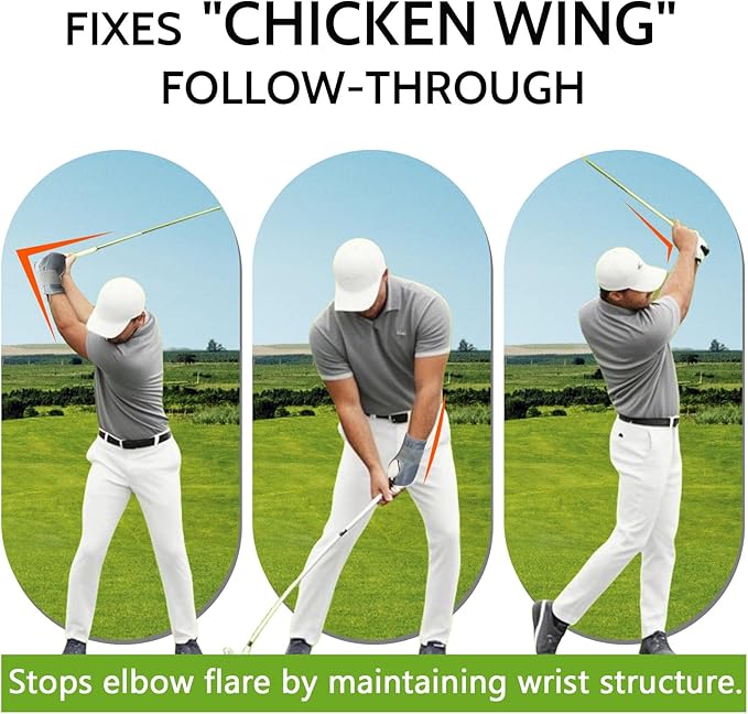 Golf Wrist Training Aid, Golf Wrist Brace for Golf Swing Training Aid, Golf Wrist Hinge Trainer - Golf Swing Trainer, Golf Training Equipment for Golf Beginners - Correct Posture & Build Muscle Memory