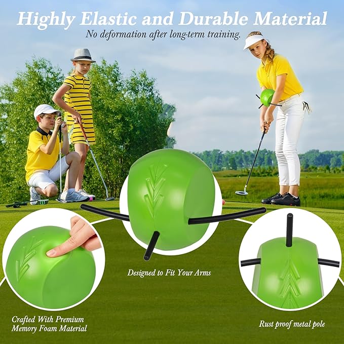 The Connector Golf Training Aid, Golf Swing Trainer for Posture Correction Practice, Golf Swing Training Aid Gift Suitable for Golfers at Every Stage, Helps Train Proper Swing Technique, Arm Structure