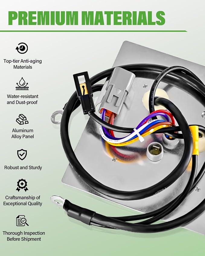 102511001 Golf Cart On Board Computer for Club Car 48V 2004-2015 Precedent, Replacement OBC for Power Control and Battery Charge, Golf Carts Onboard Computer