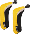 Golf Builder 2pcs/Set Golf Club Hybrid Head Covers Utility UT Cover with Interchangeable Number Tag