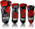 Taboo Fashions Monaco Golf Club Covers for Women - Numbered Golf Headcovers Set for Driver, Fairway and Hybrid Clubs - Weather Resistant, Pack of 4