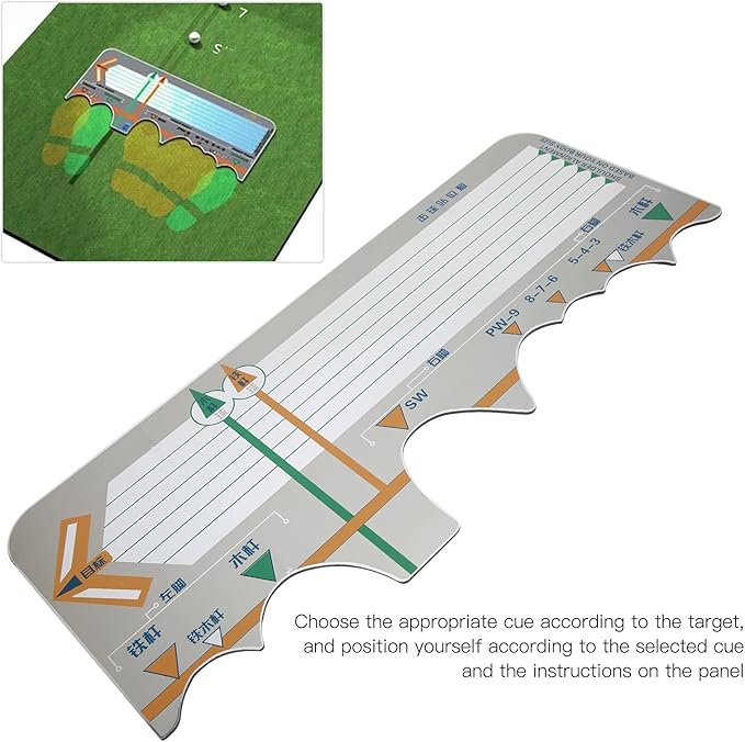 Golf Putting Mirror Board Adjustable Swing Training Aids Improve Accuracy Suitable Strength Suitable Men Aluminum Blue