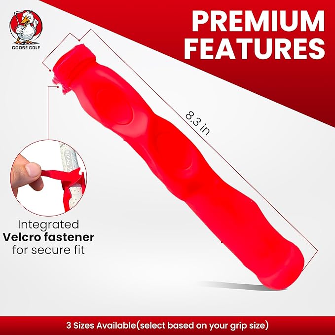 Golf Swing Trainer, Golf Grip Training Aid for Correct Hand Positioning, Removable Swing Grip Attachment That Fits All Clubs, Golf Grip Corrector