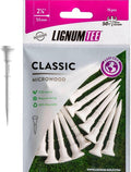 LIGNUM Unbreakable Microwood Golf Tees 50x More Durable/Adjustable Golf Tee/Innovative Wood Fiber and Natural Adhesives/Golf Tee, Golf Tees, Tees Golf, Golf Ball Tees